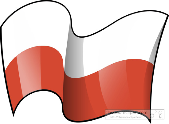 550x405 Clipart Poland Flag