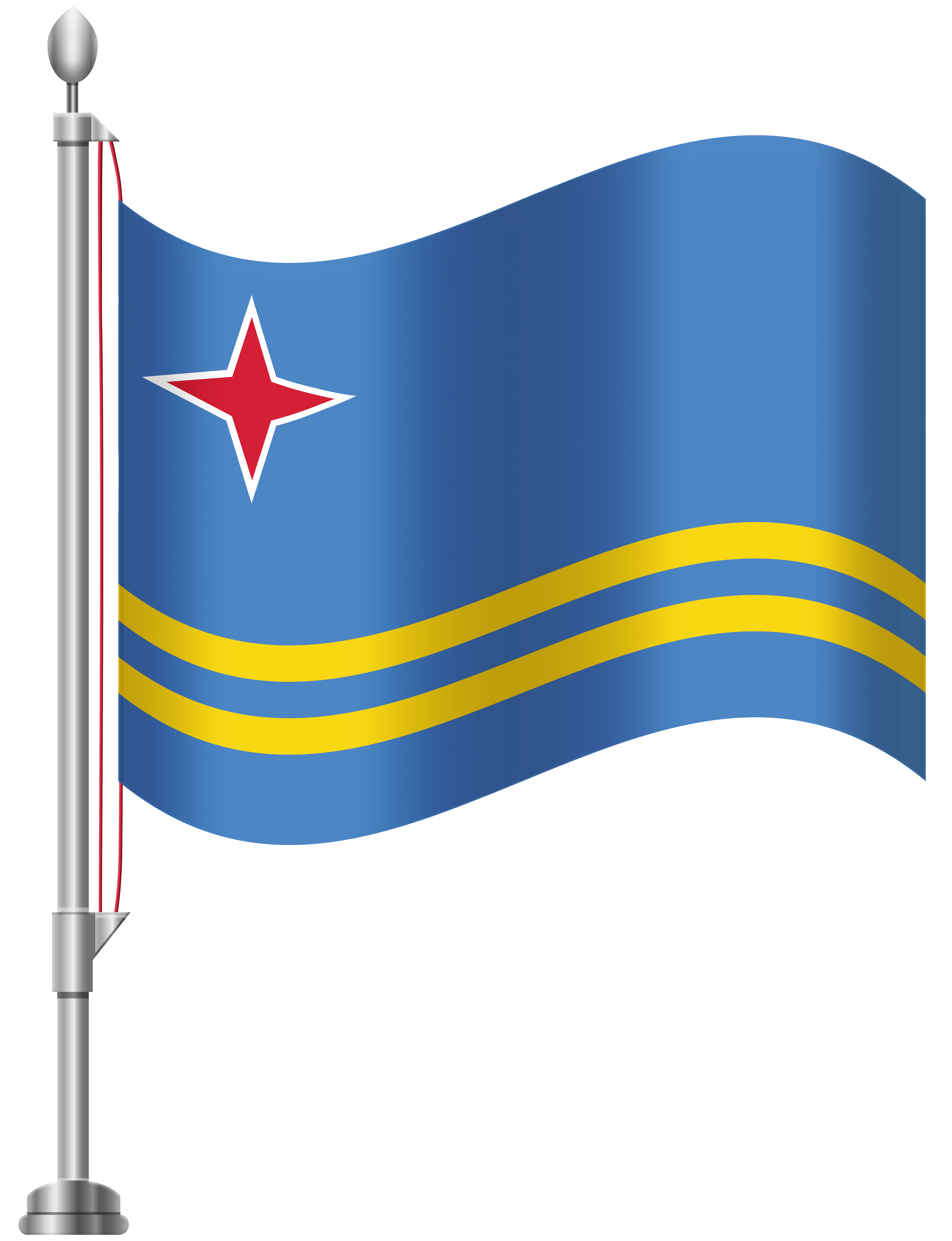6141x8000 Aruba Flag Png Clip Art