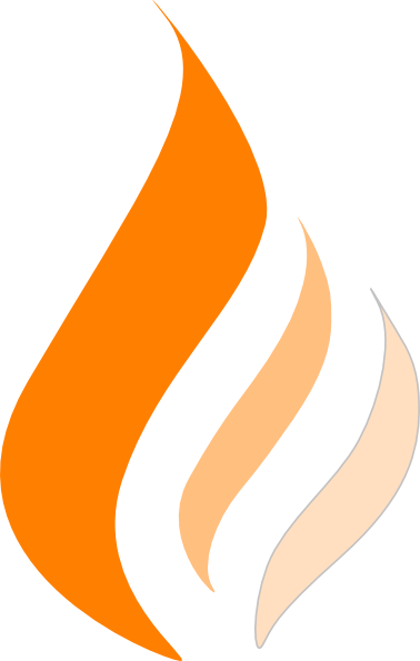 378x595 Orange Flame Clip Art