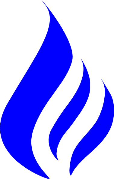 378x596 Blue Flames Clipart