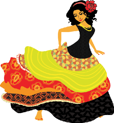 368x399 Flamenco Clipart The Arts Image Pbs Learningmedia
