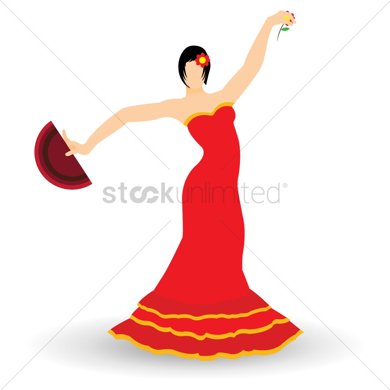 Flamenco Dancer Clipart at GetDrawings | Free download