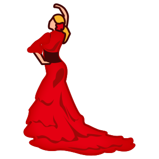 320x320 Flamenco Dancer Emojidex