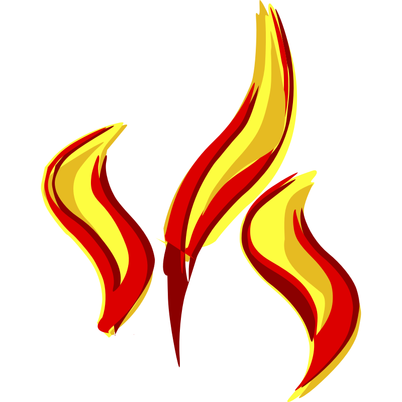 800x800 Flame Clipart Large