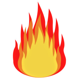 300x300 Flames Clipart
