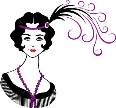 Flapper Clipart