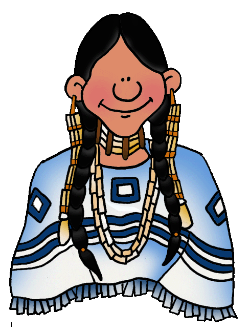 489x648 Native American Clipart Person Sewing