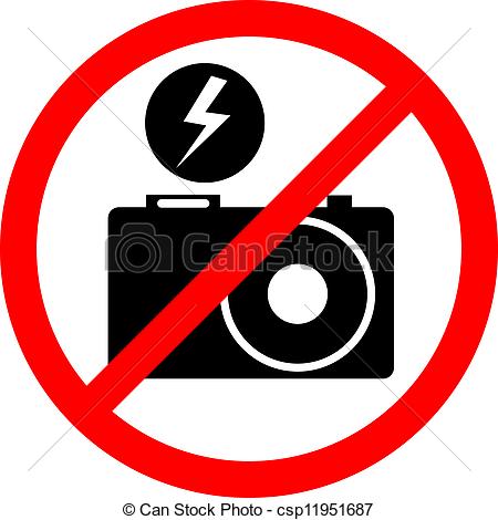 450x470 Creative Design Of No Flash Photo Vector