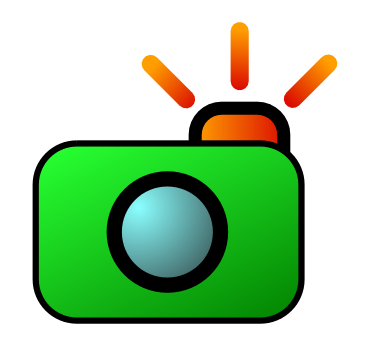 366x356 Camera Flash Clip Art Digital Cameras