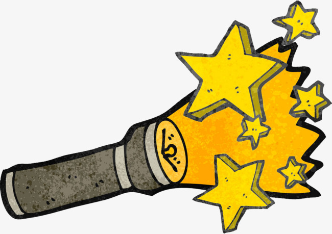 650x459 The Light Of A Cartoon Flashlight Illuminates, Cartoons