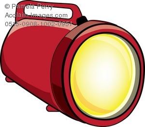 300x262 Waterproof Flashlight Royalty Free Clip Art Picture