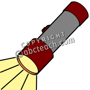 300x300 Clip Art Flashlight Color Clipart Panda