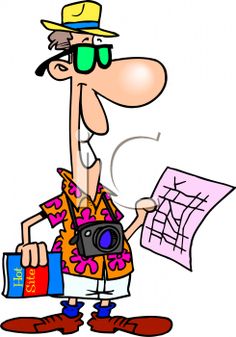 236x337 Funny Tourist Clipart
