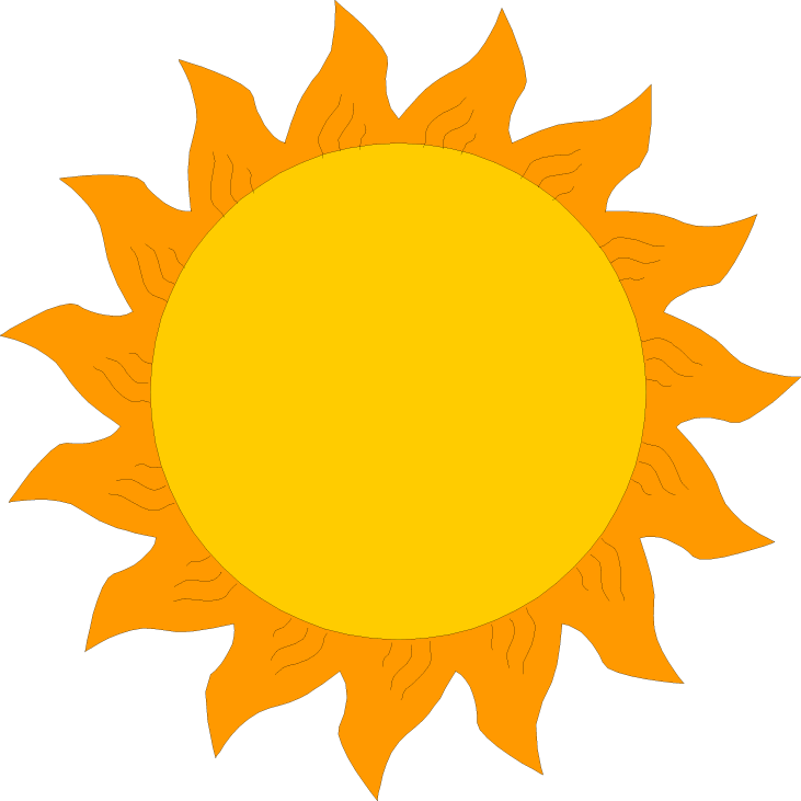 731x731 Sunshine Clipart