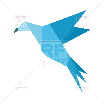 400x400 Abstraction A Bird In Flight Royalty Free Vector Clip Art Image