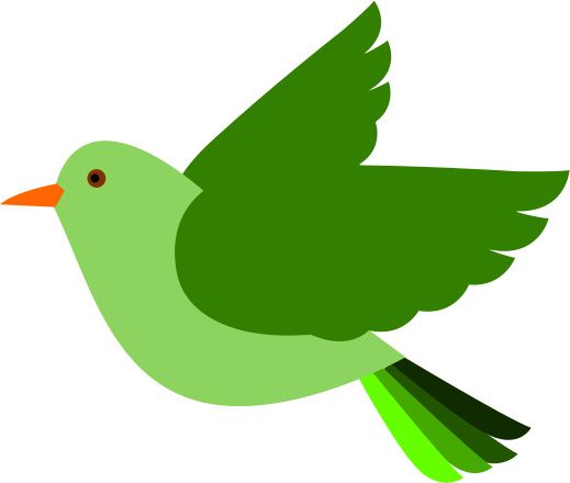 519x440 Flying Bird Clipart