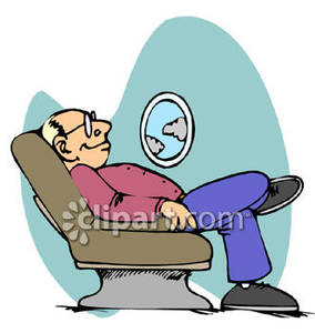 284x300 Man Flying First Class