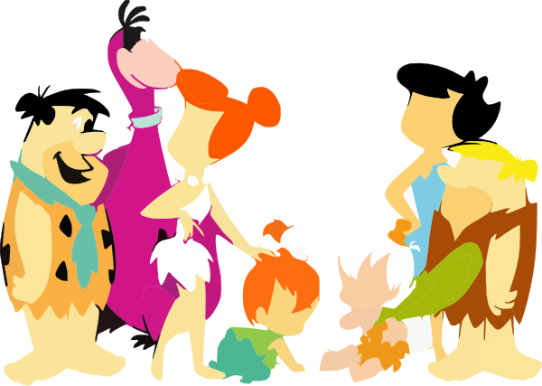 600x427 The Flintstones Characters Clip Art