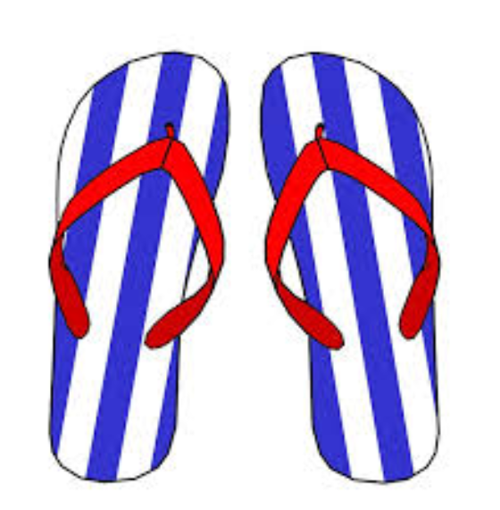 560x571 Best Flip Flop Clip Art, Flip Flop Art Drawing