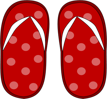 350x326 Flip Flop Clip Art