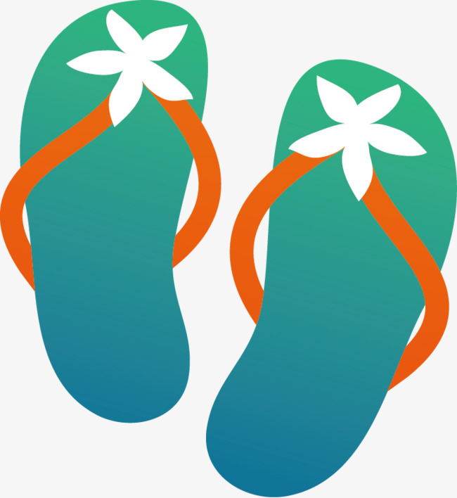 650x708 Slippers Vector Material, Shoe, Flip Flop, Vector Material Png