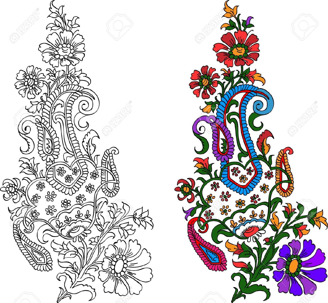 1300x1199 Indian Flower Clipart