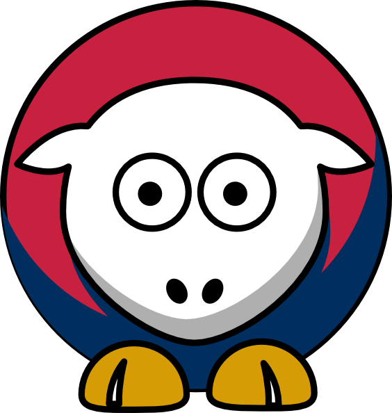 564x594 Sheep Florida Panthers Team Colors Clip Art