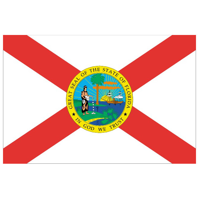 660x660 Florida Vector Flag