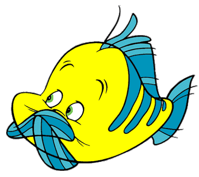 389x345 Little Mermaid Flounder Clipart Olivero