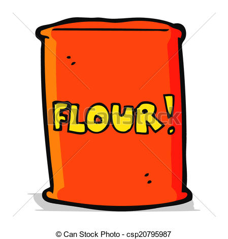 449x470 Cartoon Bag Of Flour Vector