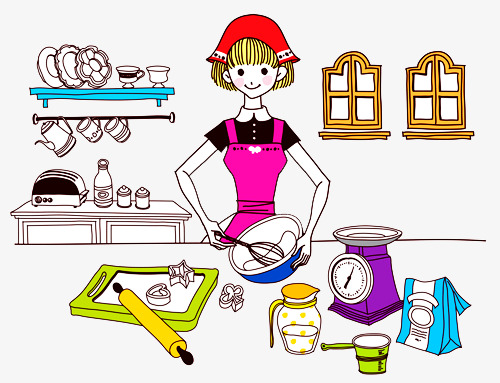 500x383 Girls Fell Flour, Kitchen, Small Scale, Flour Png Image