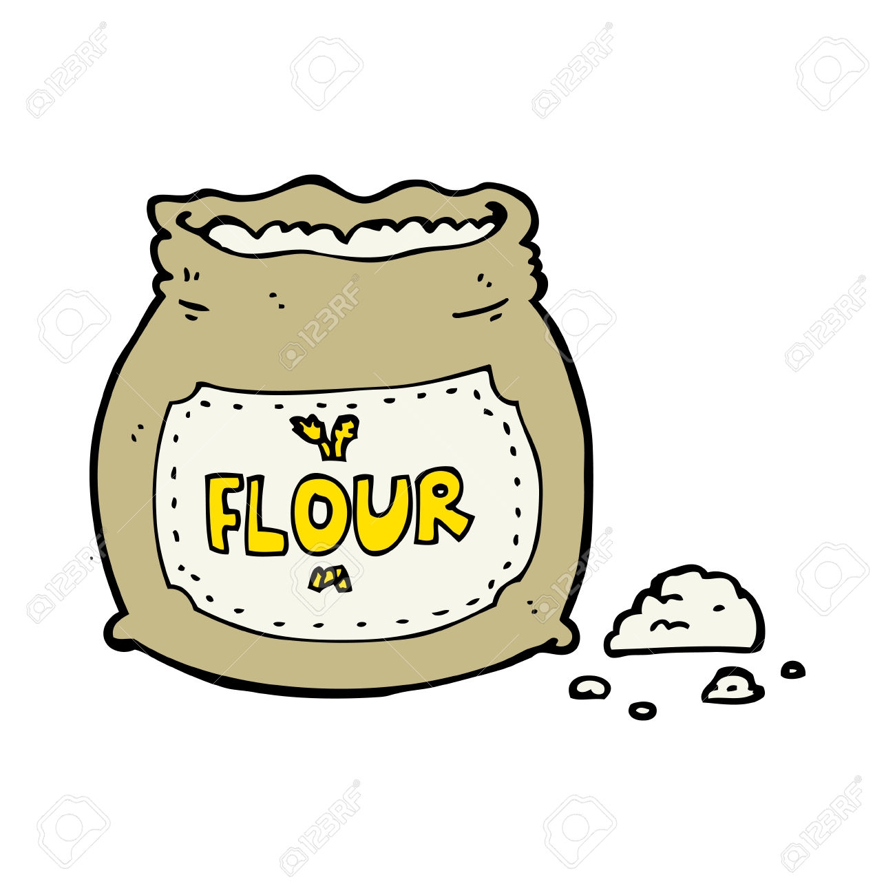 1300x1300 New Flour Clipart Design