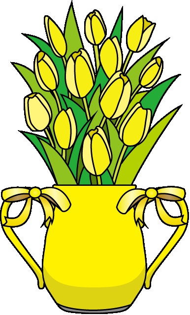 386x639 Free Clip Art Of Flower Arrangements