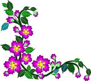 300x265 Flower Border Designs Clip Art Clipart