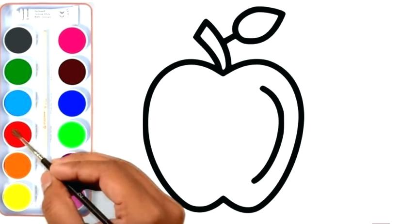 825x463 Barrel Apple Fruit Coloring Pages Livingtowin.club