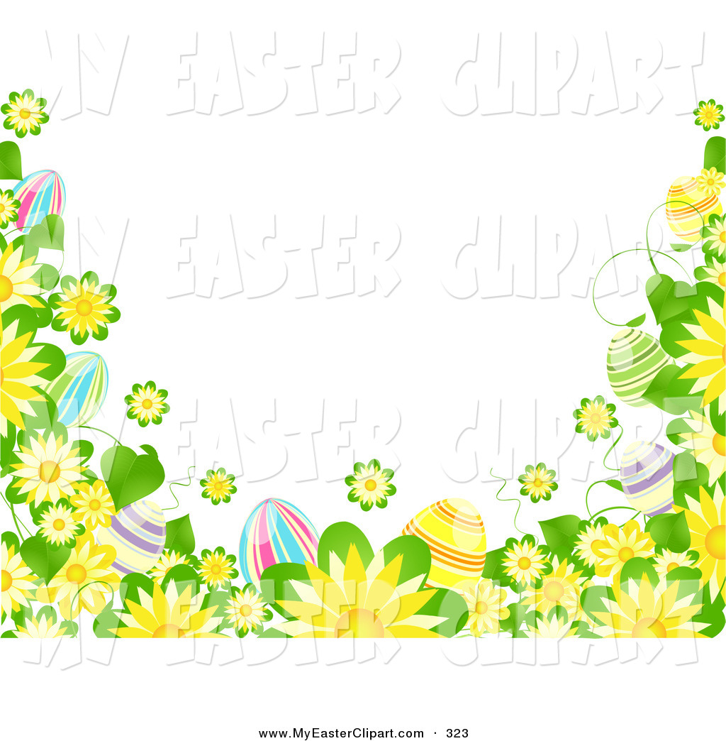 1024x1044 Easter Flowers Borders Clip Art Happy Easter 2018