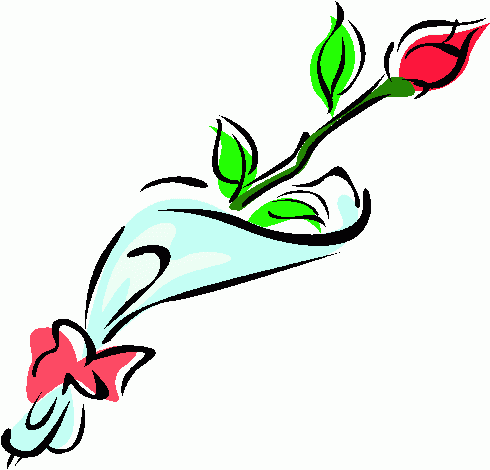 490x470 Purple Flower Bouquet Clipart Free Images