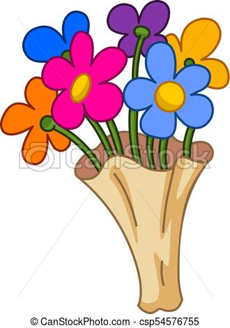 330x470 Cartoon Flower Bouquet.