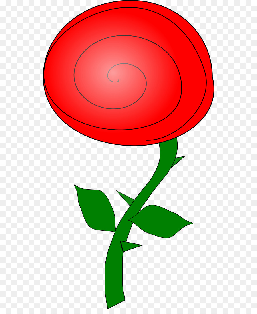 900x1100 Rose Flower Cartoon Clip Art