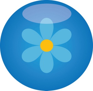 300x296 Flower Clipart Image