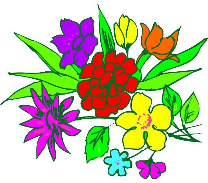 680x600 Flower Bouquet Clip Art