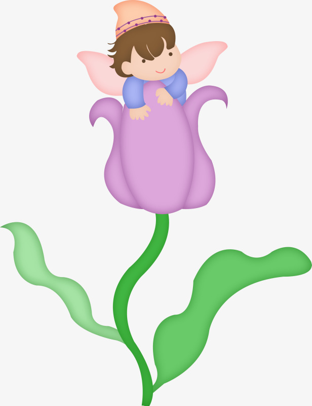616x800 Fairy Tale Scene, Flowers, Flower Fairy, Green Leaves Png Image