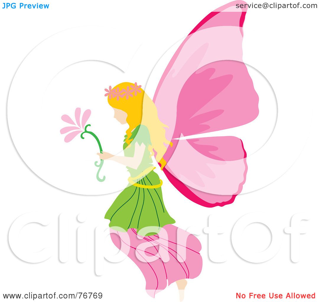 1080x1024 Royalty Free (Rf) Clipart Illustration Of A Blond Female Fairy