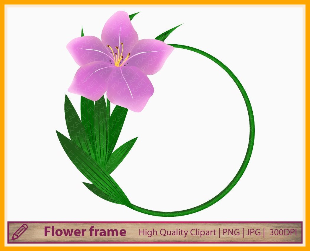 1050x850 Shocking Pink Flower Clipart Purple Lily Background Clip Art