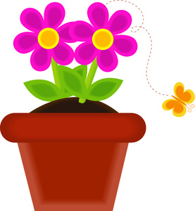 277x300 Free Flowerpot Clipart Image 0515 1104 1213 0113 Garden Clipart
