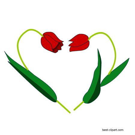 450x450 Clipart Hearts And Flowers
