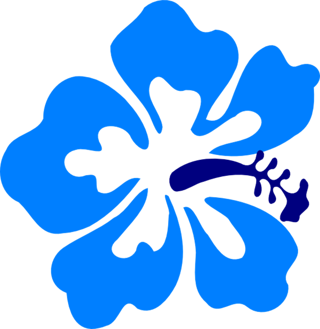624x640 Cartoon Hawaiian Flower Free Download Clip Art