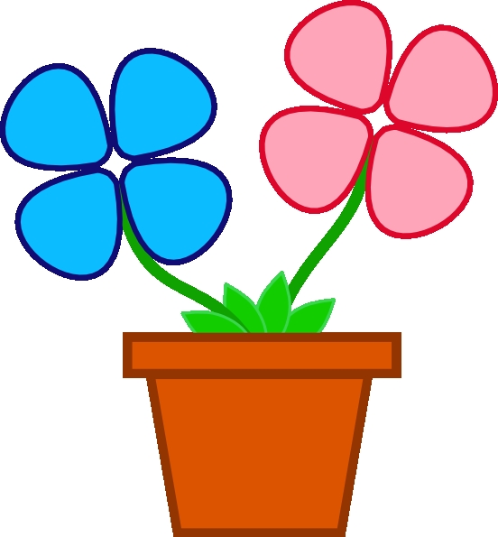 552x595 Flower Pot Clipart Png Flowerpot Clip Art At Clker Vector Clip Art