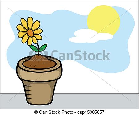 450x373 Flower Plant Vector. Drawing Art Of Cartoon Flower Pot Clipart