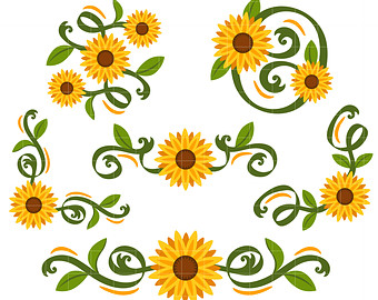 340x270 Sunflower Free Sunflower Border Cliparts Free Download Clip Art